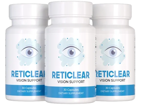 Reticlear 3 bottle 90 day vision support package
